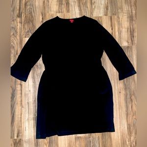 Merona black drawstring dress